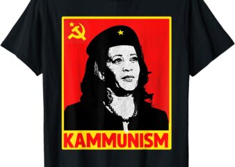 Awesome Kamala Harris Kammunism communism Harris Walz 2024 T-Shirt