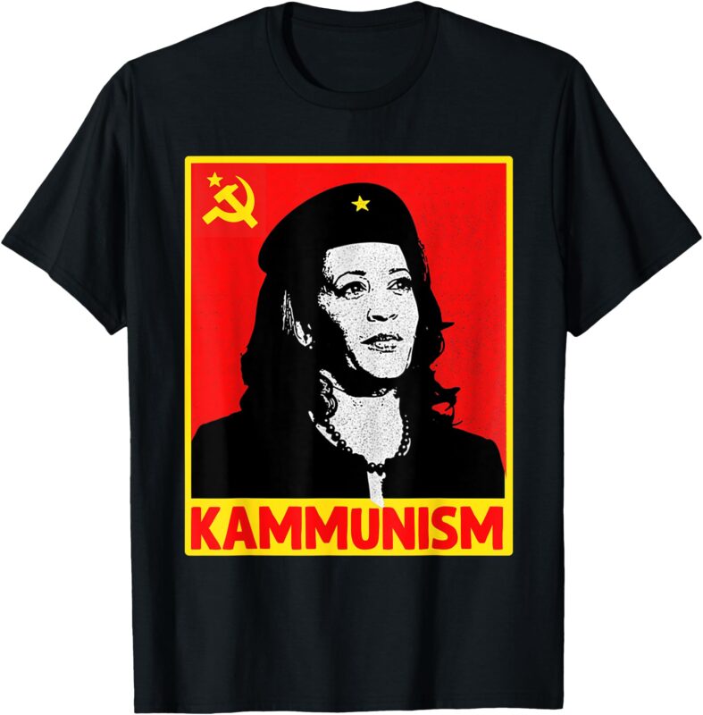 Awesome Kamala Harris Kammunism communism Harris Walz 2024 T-Shirt