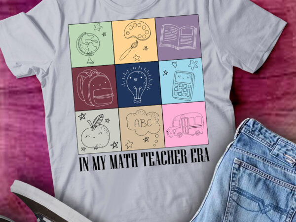 Back to school in my math teacher era retro math pi day t-shirt ltsp