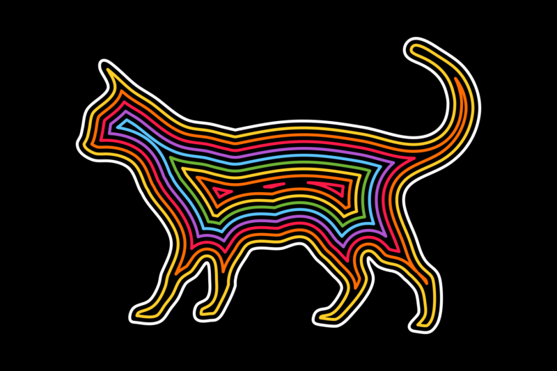 Rainbow Cat