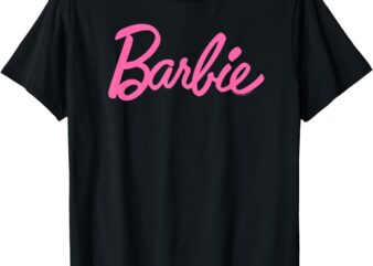 Barbie – Classic Logo T-Shirt Officially Licensed by Mattel