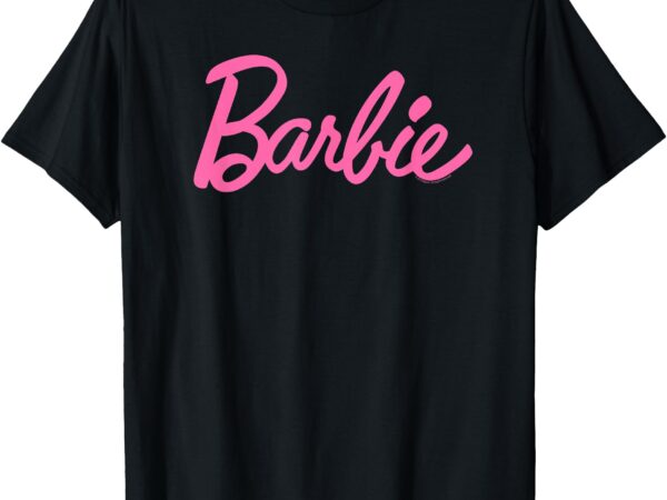 Barbie – classic logo t-shirt officially licensed by mattel