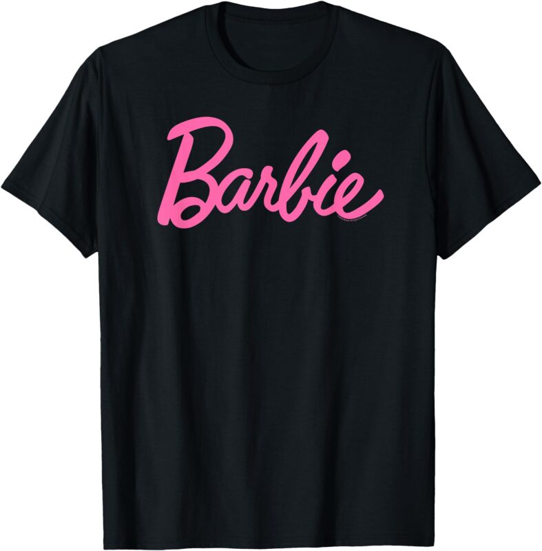 Barbie – Classic Logo T-Shirt Officially Licensed by Mattel