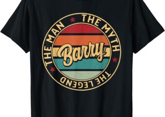 Barry The Man The Myth The Legend Vintage T-Shirt