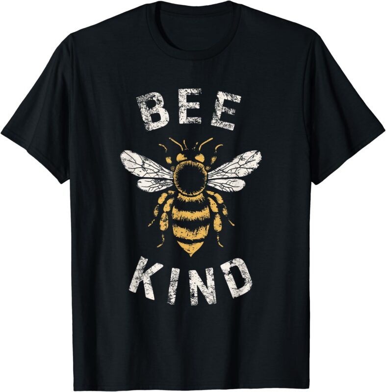 Be Kind Women Inspirational Kindness Cute Funny Bee Graphic T-Shirt