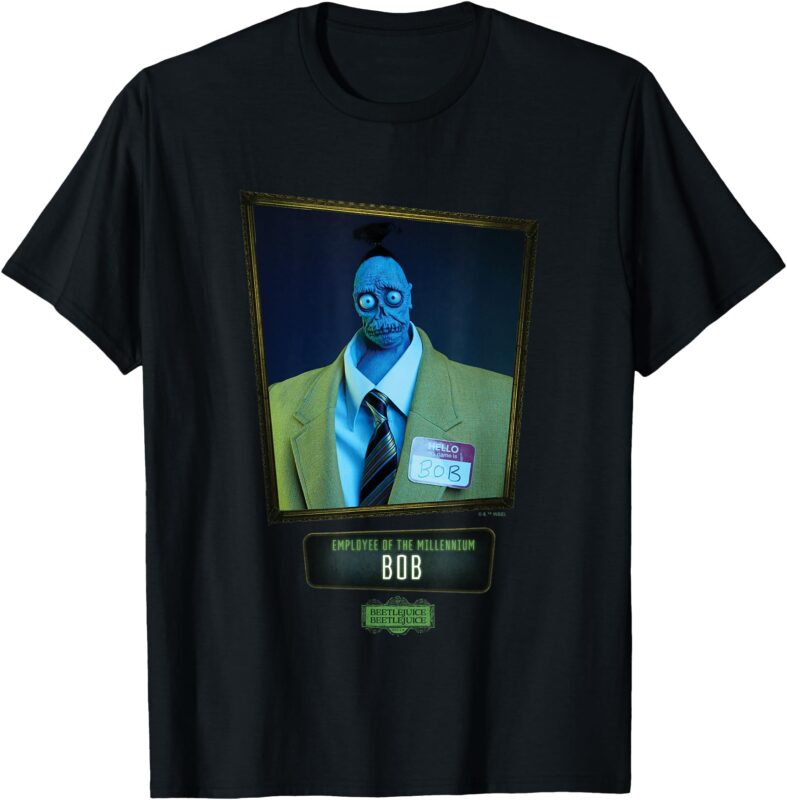 Beetlejuice Beetlejuice Employee Of The Millennium Bob T-Shirt