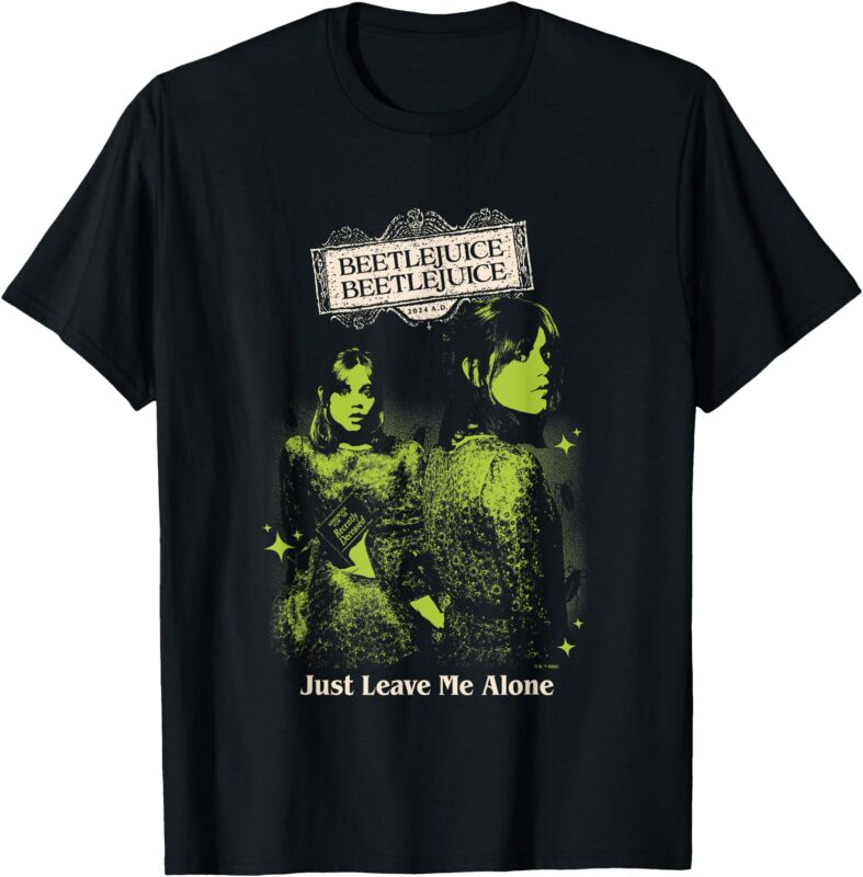 Beetlejuice Beetlejuice Just Leave Me Alone Astrid Vintage T-Shirt