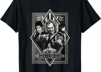 Beetlejuice Beetlejuice Lydia Betelgeuse & Astrid Vintage T-Shirt