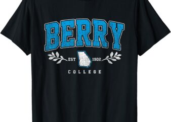 Berry Arch Retro College Athletic Sports Tee Men Women T-Shirt