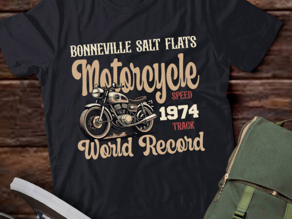 Bonneville salt flats motorcycle birthday 1974 biker lts-d t shirt template