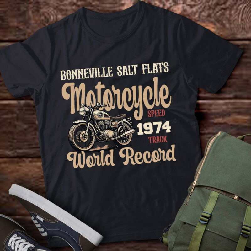 Bonneville Salt Flats Motorcycle Birthday 1974 Biker lts-d