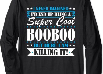 Booboo Gift – Super Cool Booboo Long Sleeve T-Shirt