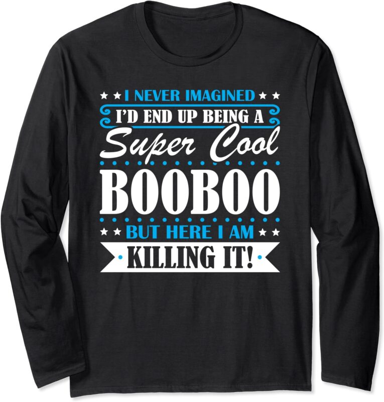 Booboo Gift – Super Cool Booboo Long Sleeve T-Shirt