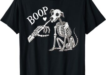 Boop Hand Skeleton And Dog T-Shirt