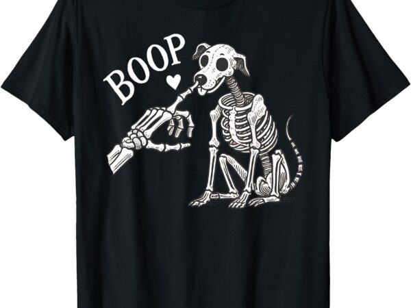 Boop hand skeleton and dog t-shirt