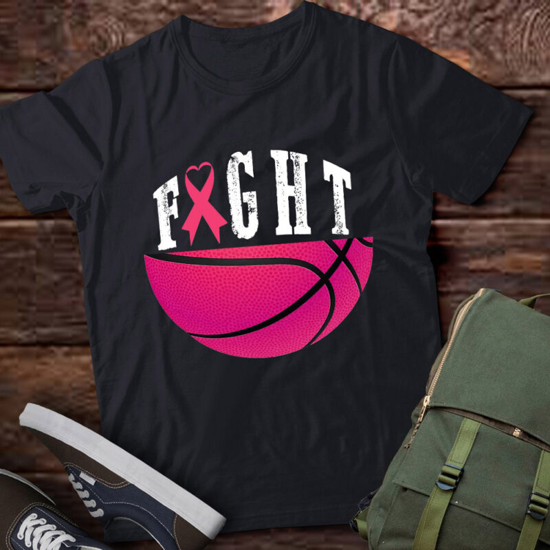 Breast Cancer Basketball Awareness Pink Ribbon Gift lts-d