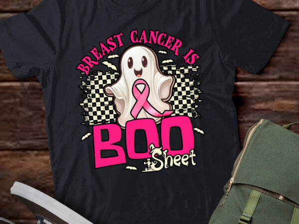 Breast cancer ghost halloween breast cancer awareness t-shirt ltsp