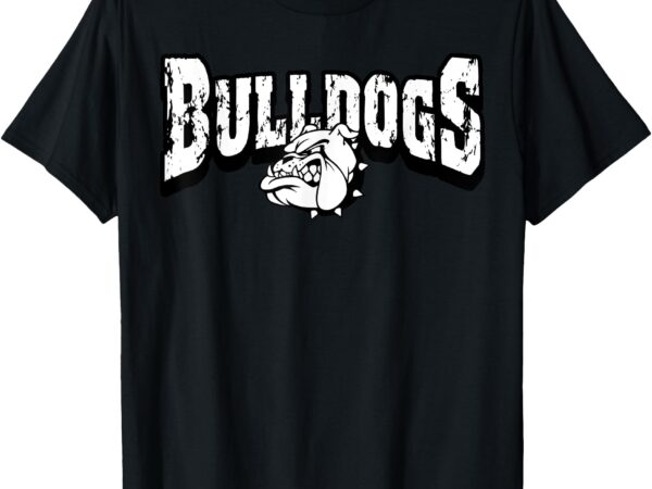 Bulldogs mascot back to school team spirit t-shirt