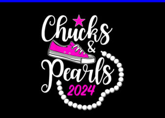 Chucks And Pearls PNG, Kamala Harris 2024 For The People PNG t shirt vector file