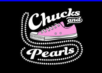 Chucks And Pearls 2024 PNG, Kamala Harris Sneakers PNG