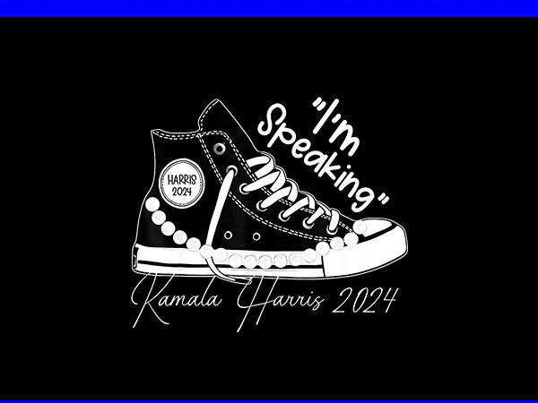 I’m speaking kamala harris 2024 png t shirt design for sale