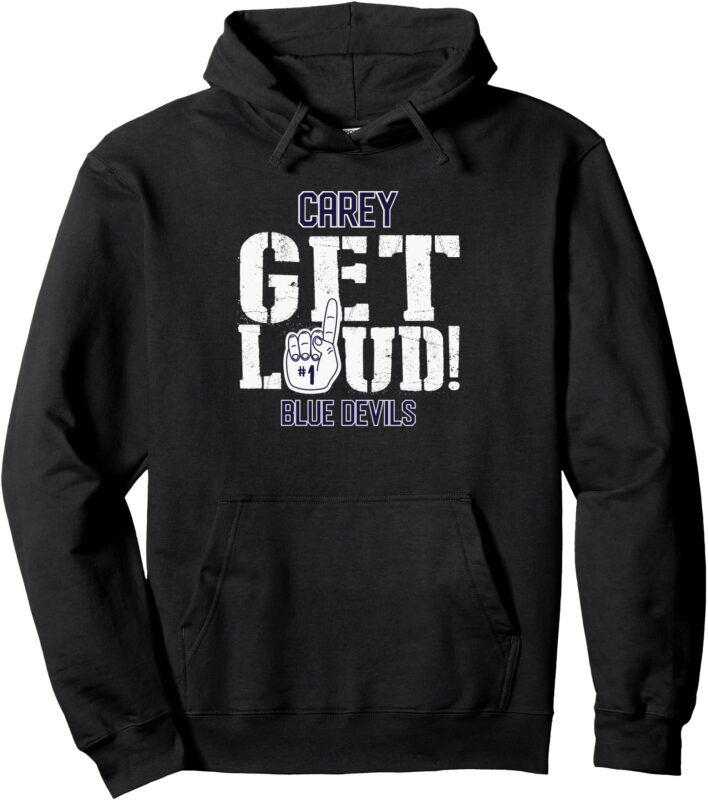 Carey High School GET LOUD Blue Devils Pullover Hoodie