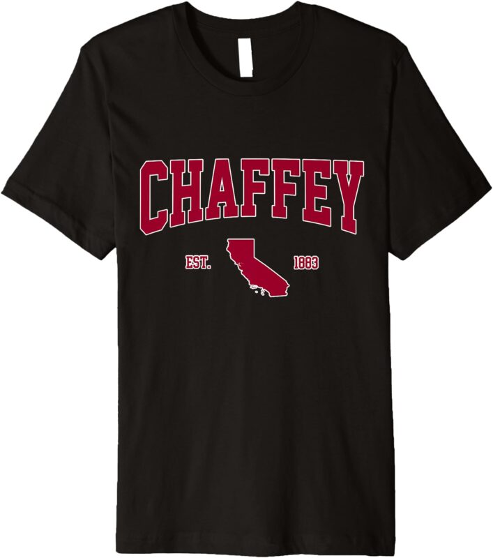 Chaffey Arch Vintage Retro College Design for Men Women Premium T-Shirt