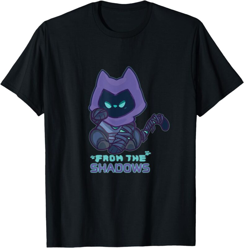 Chibi Omen Cat Valorant Gaming _ Cute T-Shirt