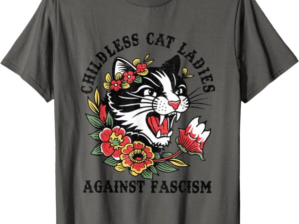 Childless cat ladies voting election 2024 usa vintage t-shirt