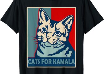 Childless Cat Lady is Voting Kamala Harris President 2024 T-Shirt