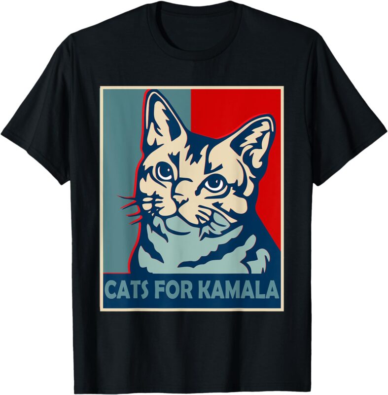 Childless Cat Lady is Voting Kamala Harris President 2024 T-Shirt