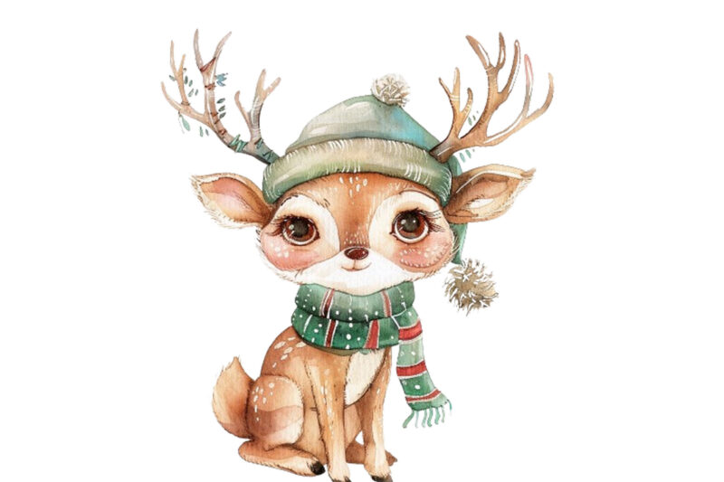 Christmas Deer Clipart