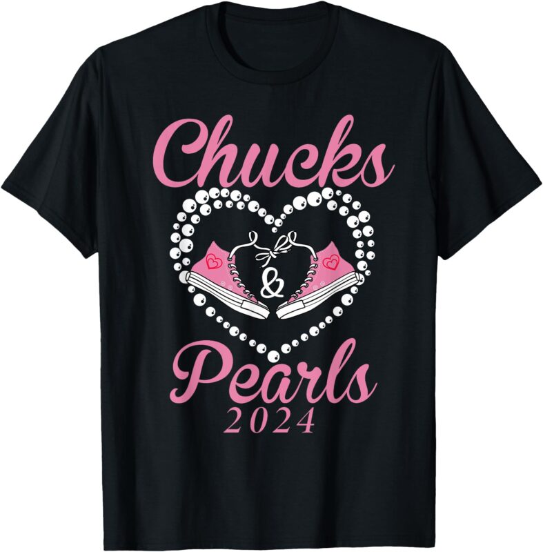 Chucks and Pearls T-Shirt Black History Chucks and Pearls