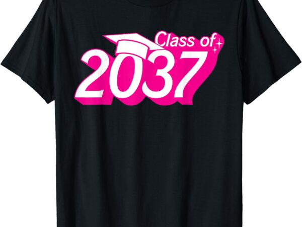 Class of 2037 first day of school graduation pre-k to 12th t-shirt