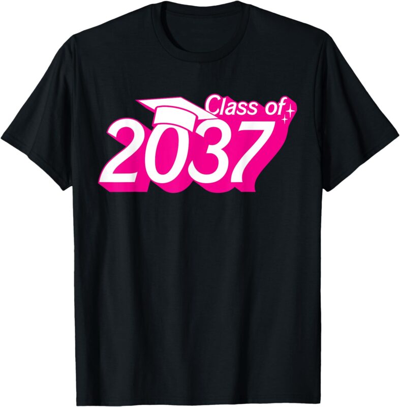 Class of 2037 First Day of School Graduation Pre-k to 12th T-Shirt