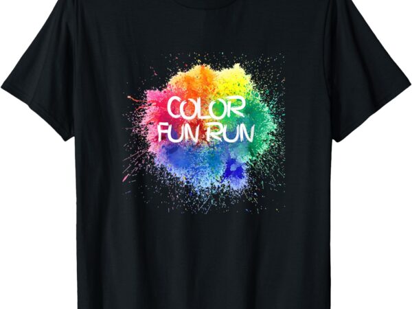 Color fun run t-shirt