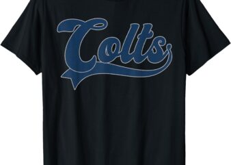 Colts Name Vintage Retro Gift Men Women Boy Girl T-Shirt