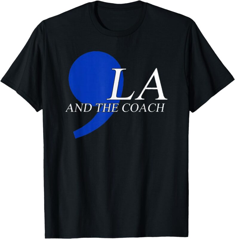 Comma La Kamala Harris Tim Walz Coach 2024 La Comma T-Shirt