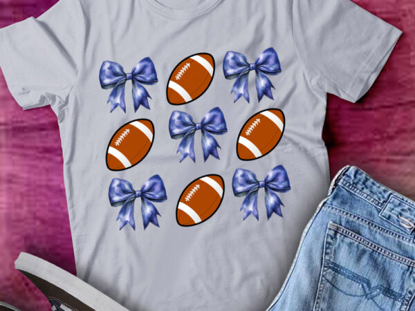 Coquette football bow girl sports mom game day gift lts-d t shirt vector file