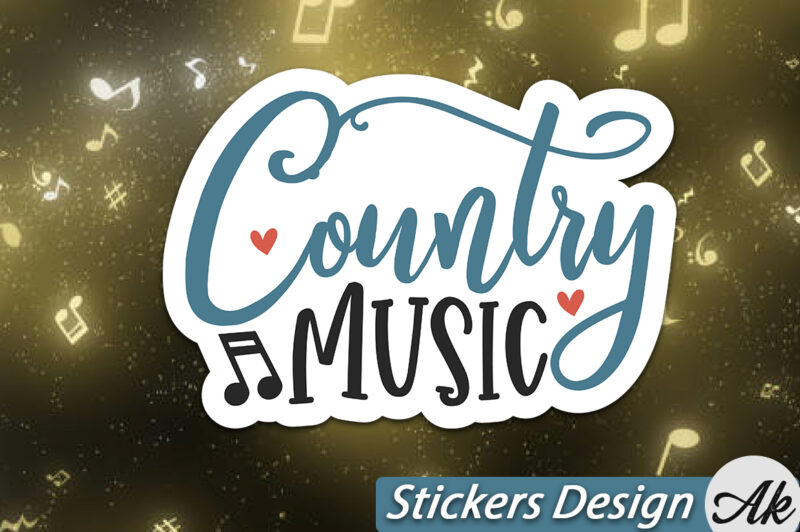 Country music Stickers