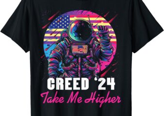 Creed ’24 Take Me Higher American Astronaut Men Women Tee T-Shirt