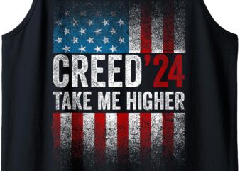 Creed ’24 Take Me Higher Vintage Vintage USA FLAG Tank Top