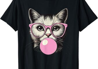 Cute Cat Shirt for Women Funny Cat Lovers T-Shirt