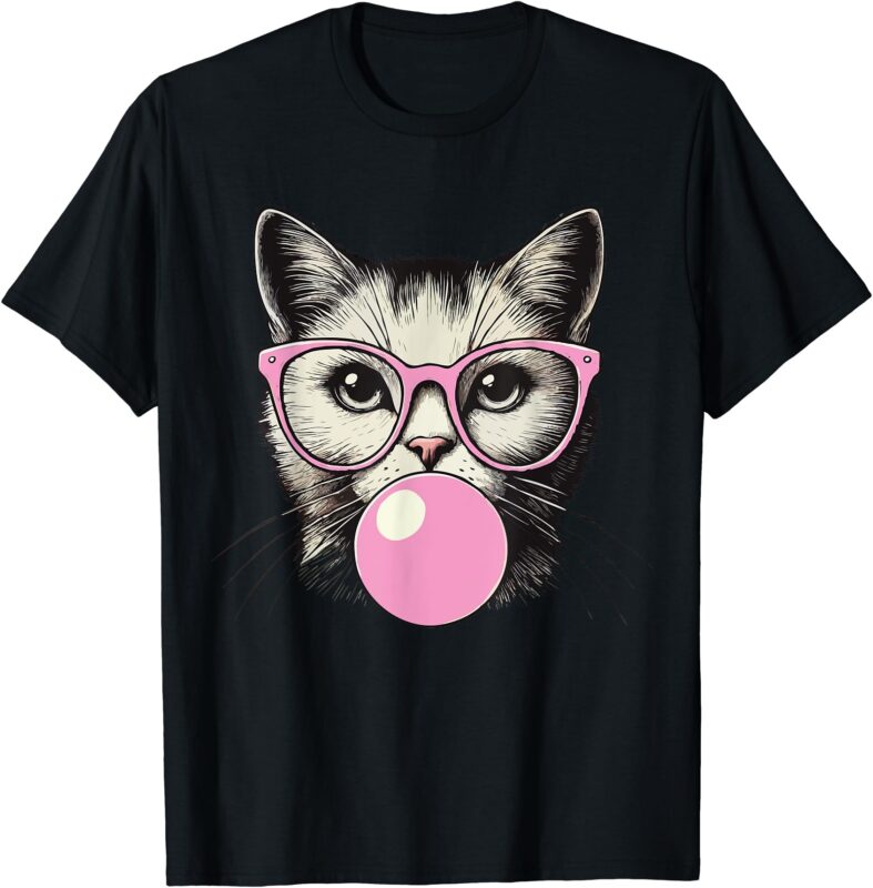 Cute Cat Shirt for Women Funny Cat Lovers T-Shirt