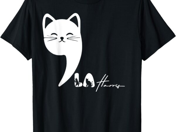 Cute commala, funny cat comma la t-shirt