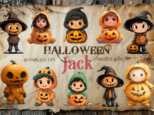 Cute halloween jack. tshirt sticker.