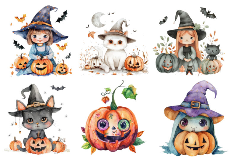 Cute Cartoon Halloween