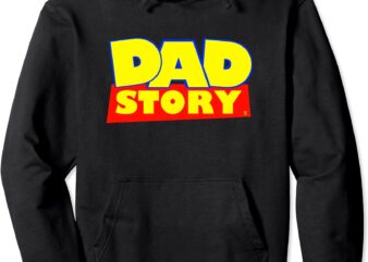 Dad Story Pullover Hoodie Original Dad Parody Design