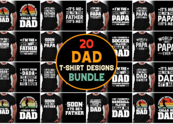 Dad T-Shirt Design Bundle