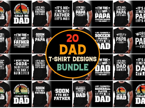 Dad t-shirt design bundle